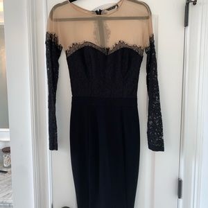 Guess by Marciano Dress w/ Illusion Mesh